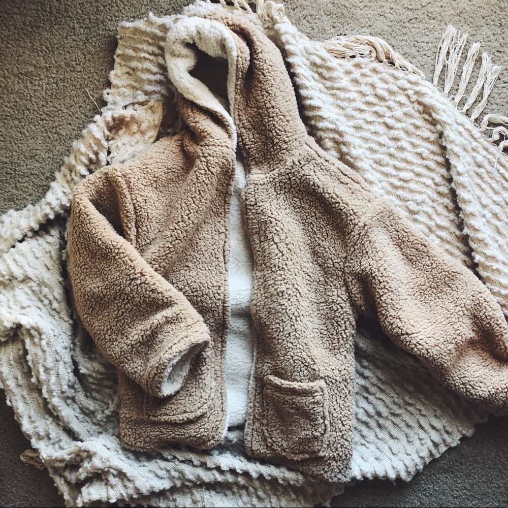 Teddy Coat (Reversible) FOR @ellarobsss